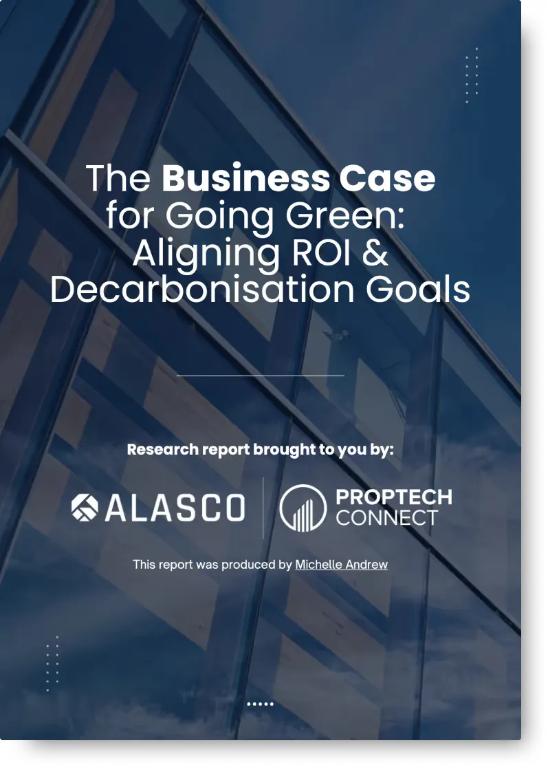 Cover of the insights report Aligning ROI & Decarbonisation Goals